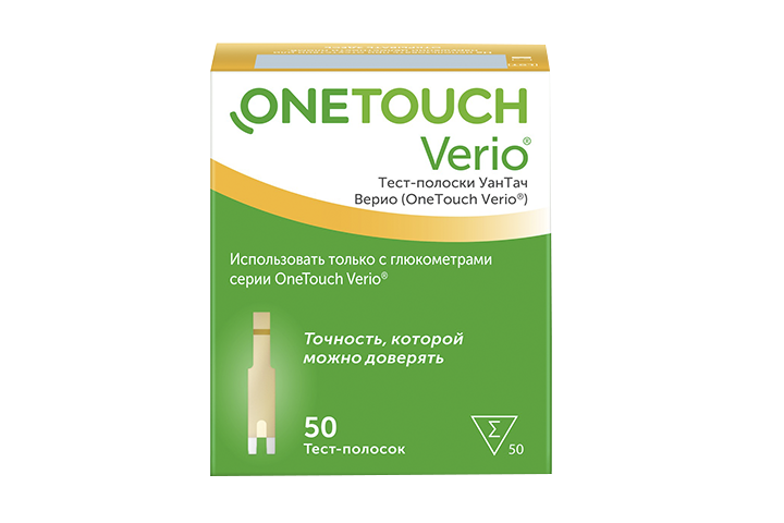 Тест-полоски One Touch Verio №50