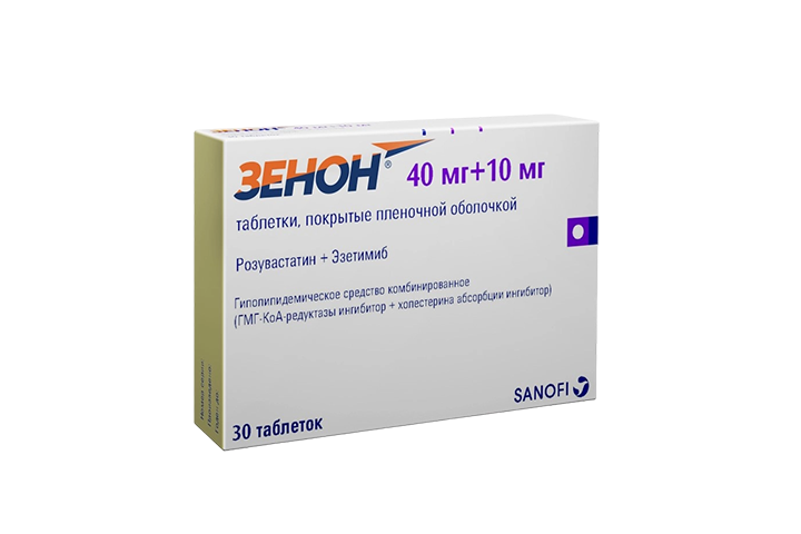 Зенон 40мг+10мг табл п/пл/о №30