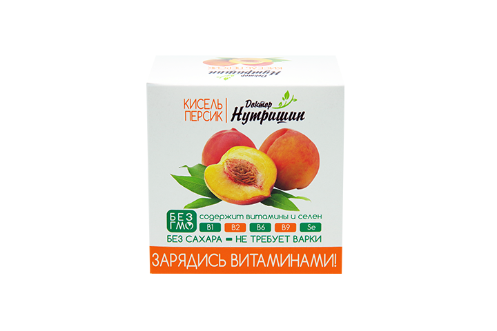Доктор Нутришин Кисель Персик б/сах 25г