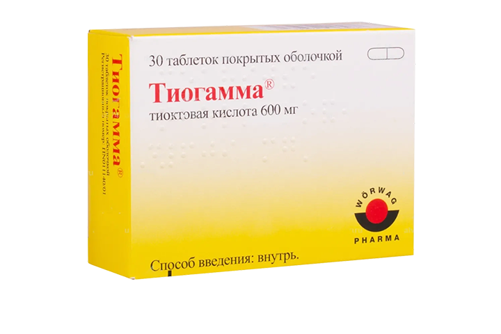Тиогамма 600мг табл п/пл/о №30