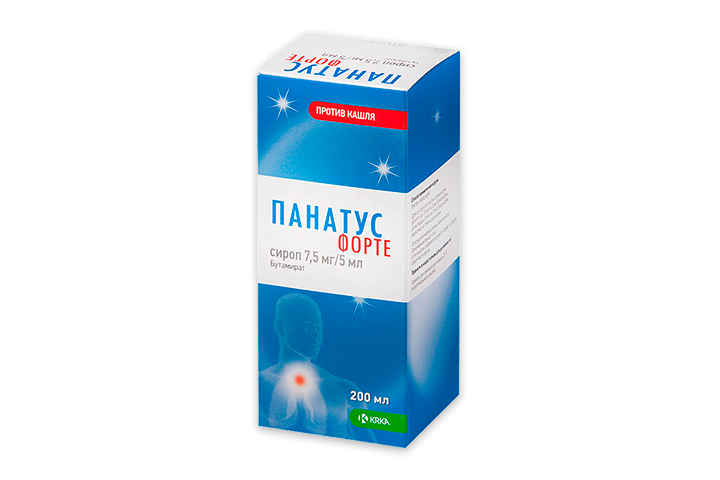 Панатус Форте 7,5мг/5мл сироп 200мл