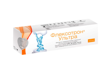 Флексотрон Ультра Имплантат вязкоэласт 2,5% в/суст 4,8мл шпр №1