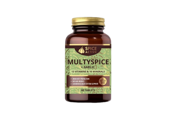 Spice Active Комплекс вит/мин с чесноком капс №60