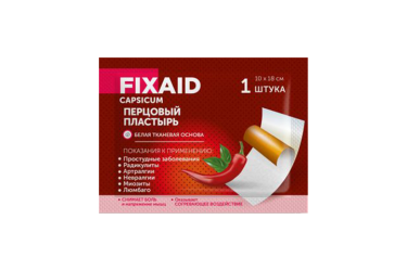 ФиксЭйд Доктор Перец Пластырь перцов 10х18см б/перфор