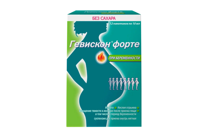 Гевискон Форте при беремен сусп д/пр внутрь 10мл пак №12