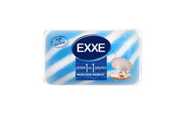 EXXE Крем+мыло 1+1 Морской жемчуг 80г син