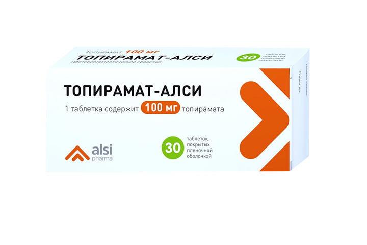 Топирамат-АЛСИ 100мг табл п/пл/о №30