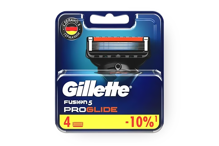 Gillette Кассеты Fusion Proglide 4шт