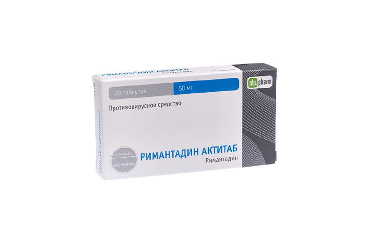 Римантадин Актитаб 50мг табл №20