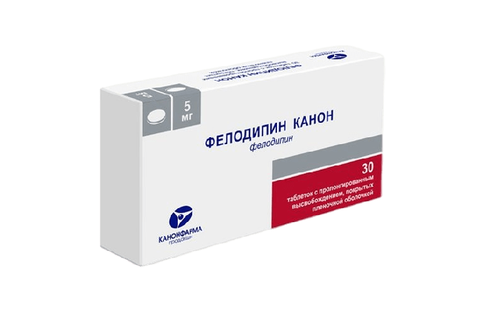 Фелодипин Канон 5мг табл п/пл/о пролонг №30