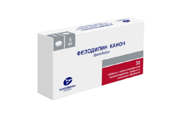 Фелодипин Канон 5мг табл п/пл/о пролонг №30