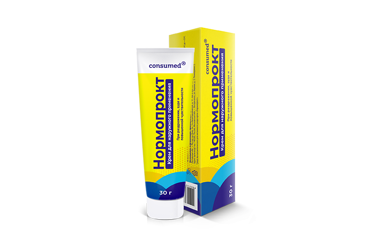 Нормопрокт Крем д/нар прим 30г Консумед