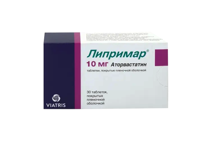 Липримар 10мг табл п/пл/о №30