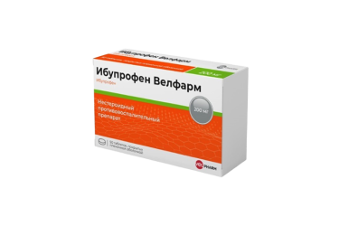 Ибупрофен Велфарм 200мг табл п/пл/о №50