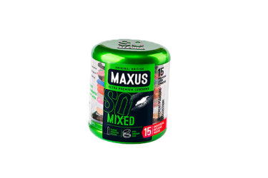 Maxus Mixed Презервативы Набор №15 с кейсом