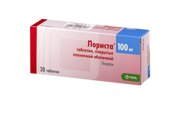 Лориста 100мг табл п/пл/о №30