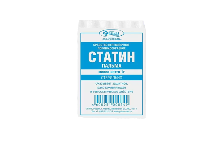 Статин Присыпка гемостат 1г пак №1