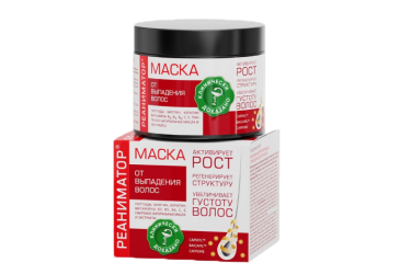 Лошадиная сила Реаниматор Маска укрепл от выпад/д/роста волос 250мл