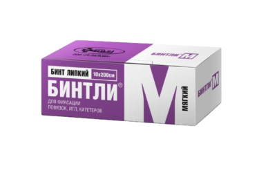 Бинтли-М бинт липкий д/фикс повязок неткан мягк 10х200см