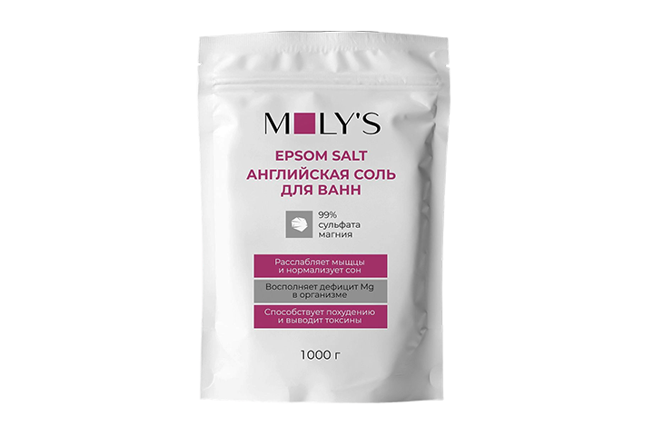 Moly's Epsom Solt Английская соль д/ванн 1кг