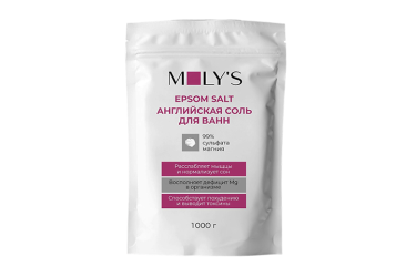 Moly's Epsom Solt Английская соль д/ванн 1кг