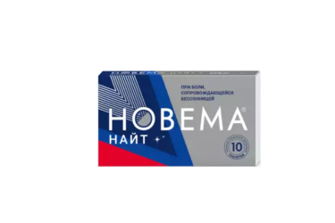 Новема Найт 25мг+220мг табл п/пл/о №10