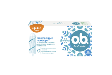 Тампоны o.b. ProComfort Супер 16шт