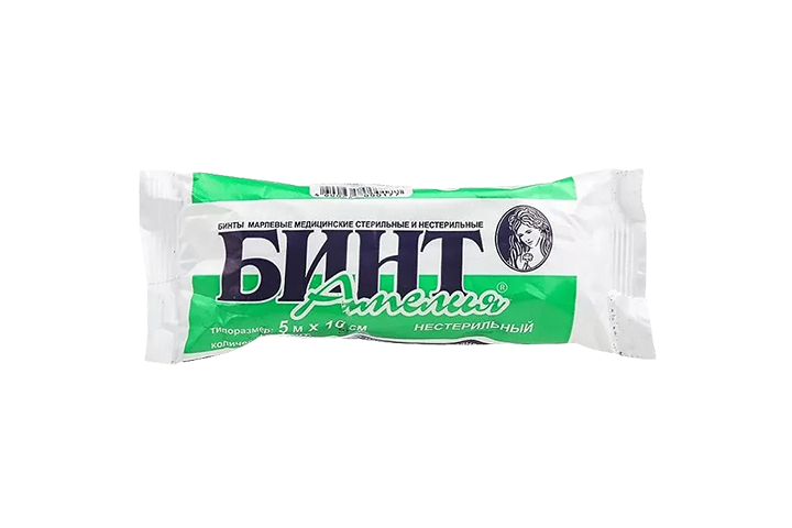 Бинт н/с 5х10см инд/уп Амелия