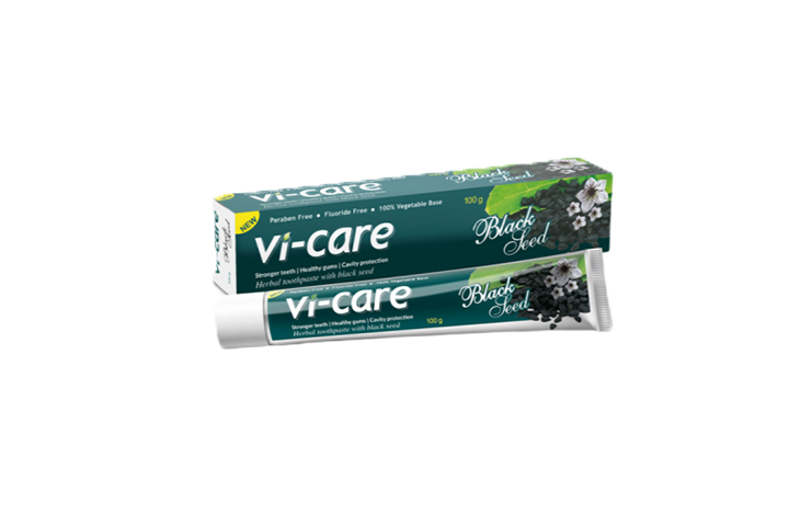 Vi-Care With Black Seed Зубная паста на основе трав с черным тмином 100г