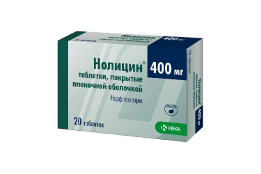 Нолицин 400мг табл п/пл/о №20