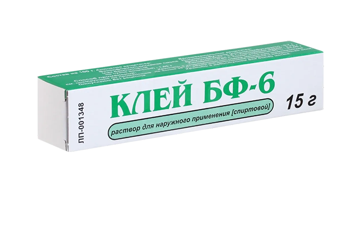 Клей БФ-6 р-р д/нар прим 15г