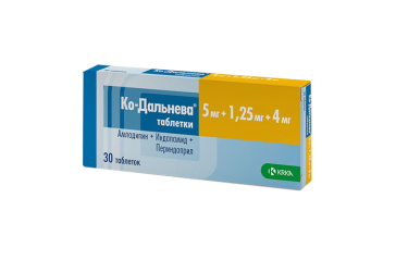 Ко-Дальнева 5мг+1,25мг+4мг табл №30