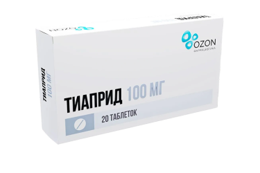 Тиаприд 100мг табл №20