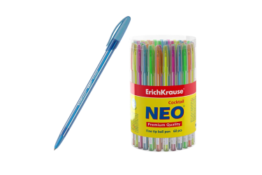 ErichKrause Ручка шариковая Neo Cocktail синий 33518