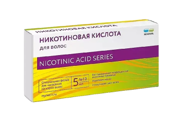 Никотиновая к-та 5мл амп №10 д/волос