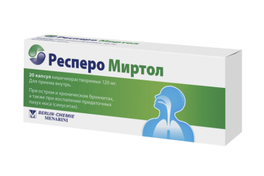 Респеро Миртол 120мг капс кш/раств №20