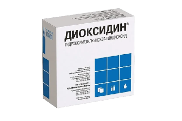 Диоксидин 10мг/мл р-р в/полостн и нар прим 10мл амп №10