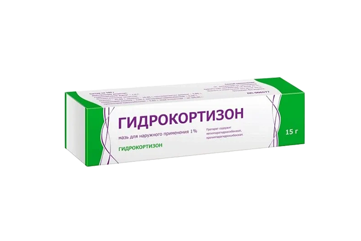 Гидрокортизон 1% мазь д/нар прим 15г