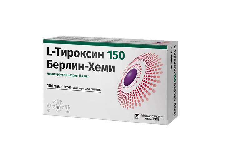 L-Тироксин 150 Берлин Хеми 150мкг табл №100