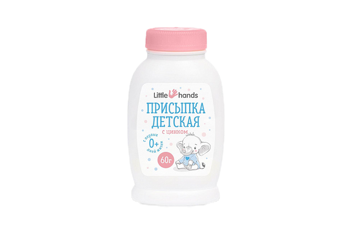 Little Hands Присыпка дет с цинком 60г 0+