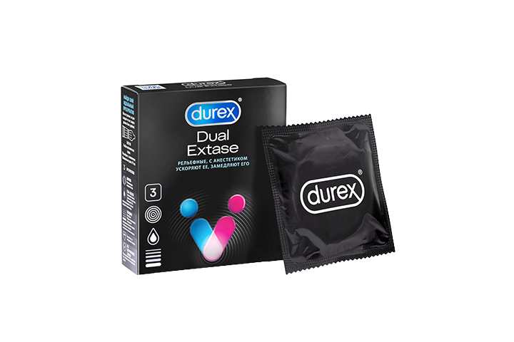 Дюрекс Презервативы DUAL EXTASE №3
