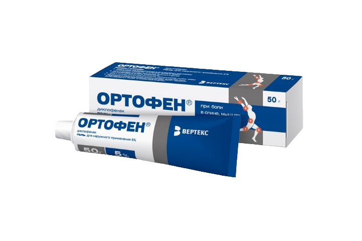 Ортофен 5% гель д/нар прим 50г