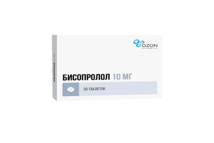 Бисопролол 10мг табл п/пл/о №30