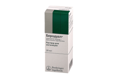 Беродуал 0,25+0,5мг/мл р-р д/инг 20мл фл/кап