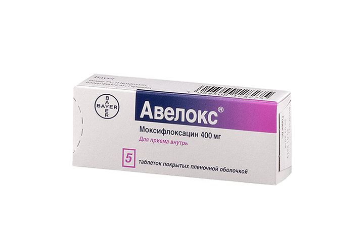Авелокс 400мг табл п/пл/о №5