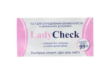 Тест д/опр берем Леди чек 1шт