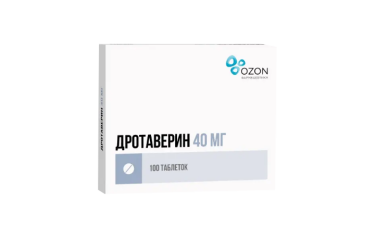 Дротаверин 40мг табл №100