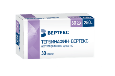 Тербинафин-ВЕРТЕКС 250мг табл №30