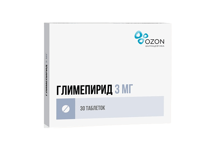 Глимепирид 3мг табл №30