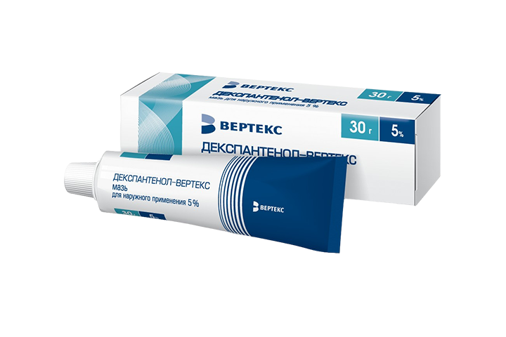 Декспантенол 5% мазь д/нар прим 30г